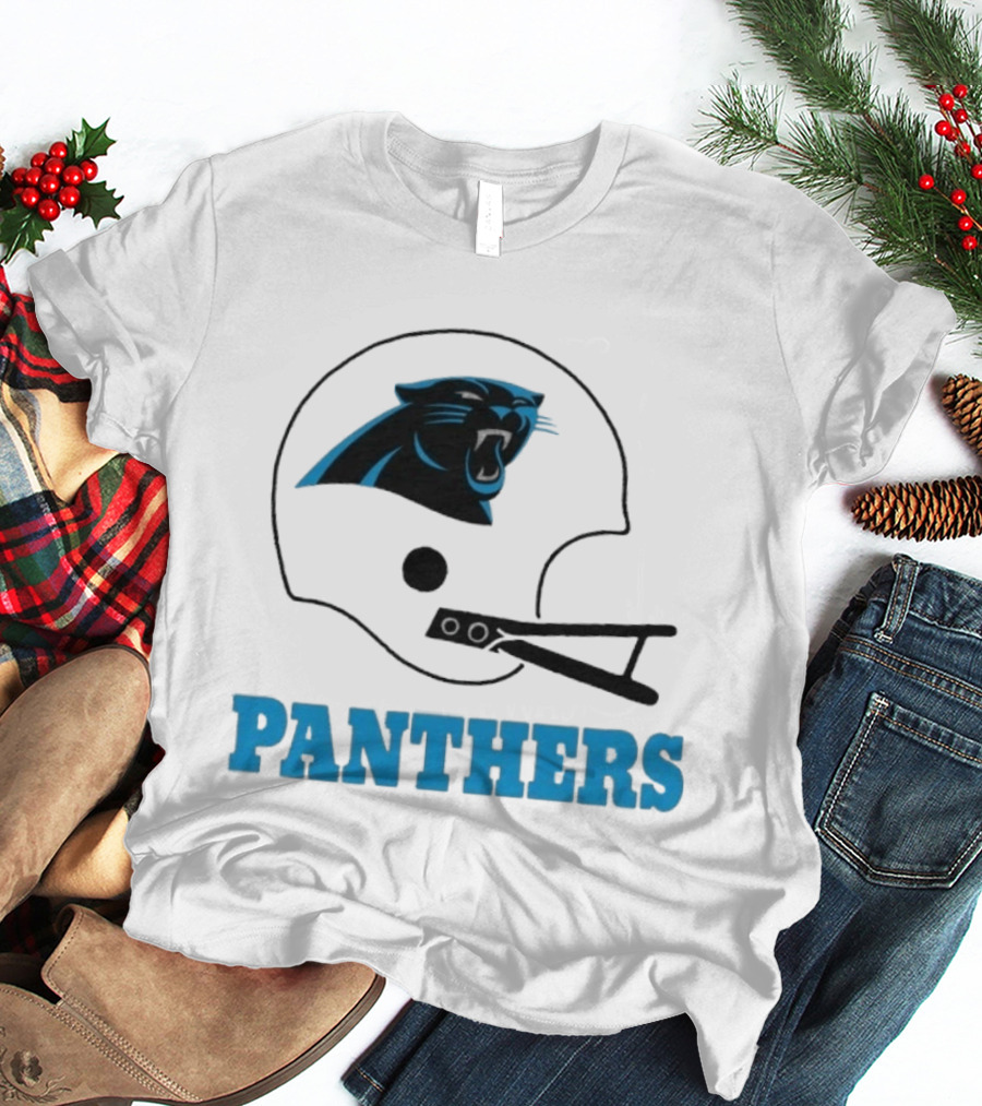 Panthers Football Helmet Carolina T-Shirt