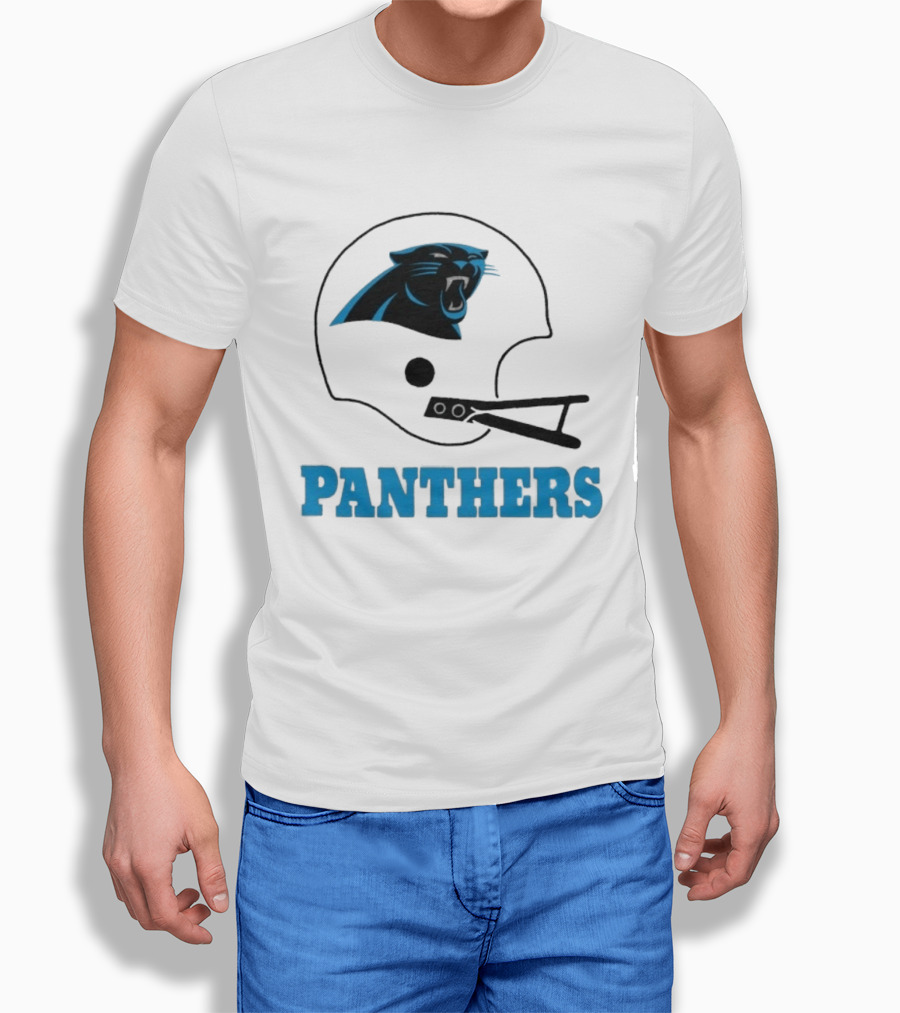 Panthers Football Helmet Carolina T-Shirt