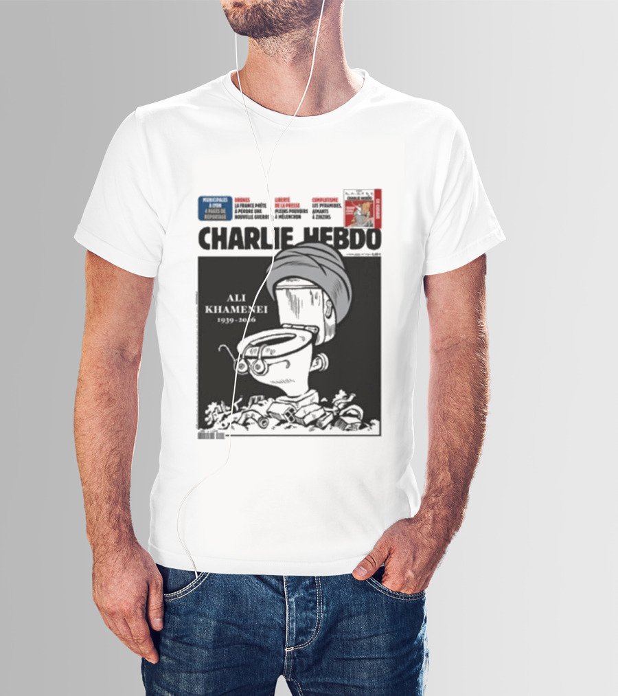 Charlie Hebdo Khamenei Cover Toilet Humour Edition T-Shirt