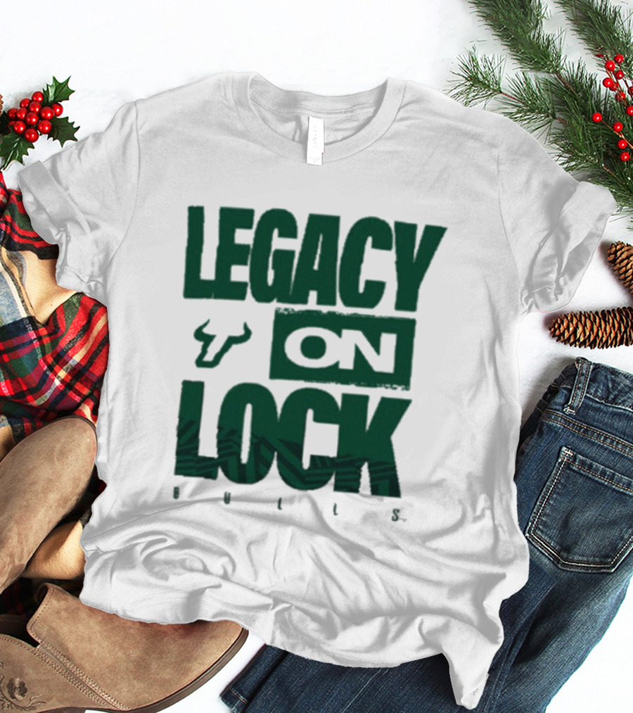 South Florida Bulls Legacy On Lock Bench Basketball T-Shirt