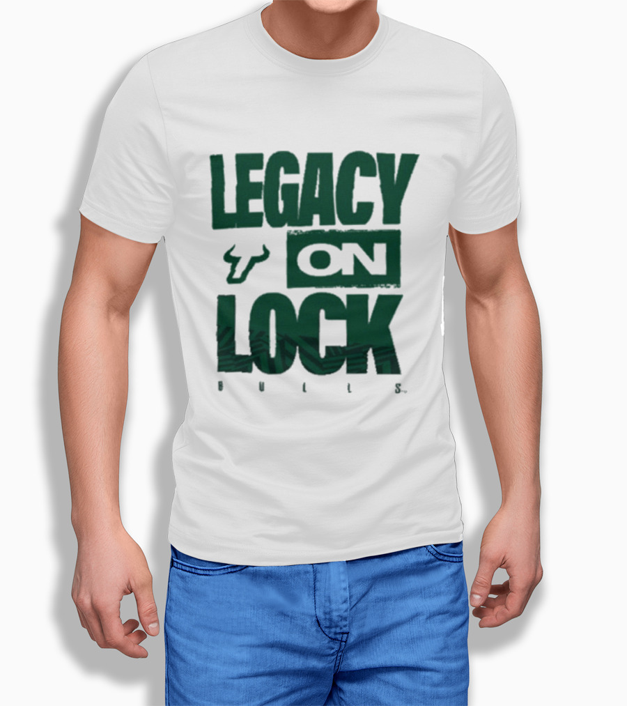 South Florida Bulls Legacy On Lock Bench Basketball T-Shirt