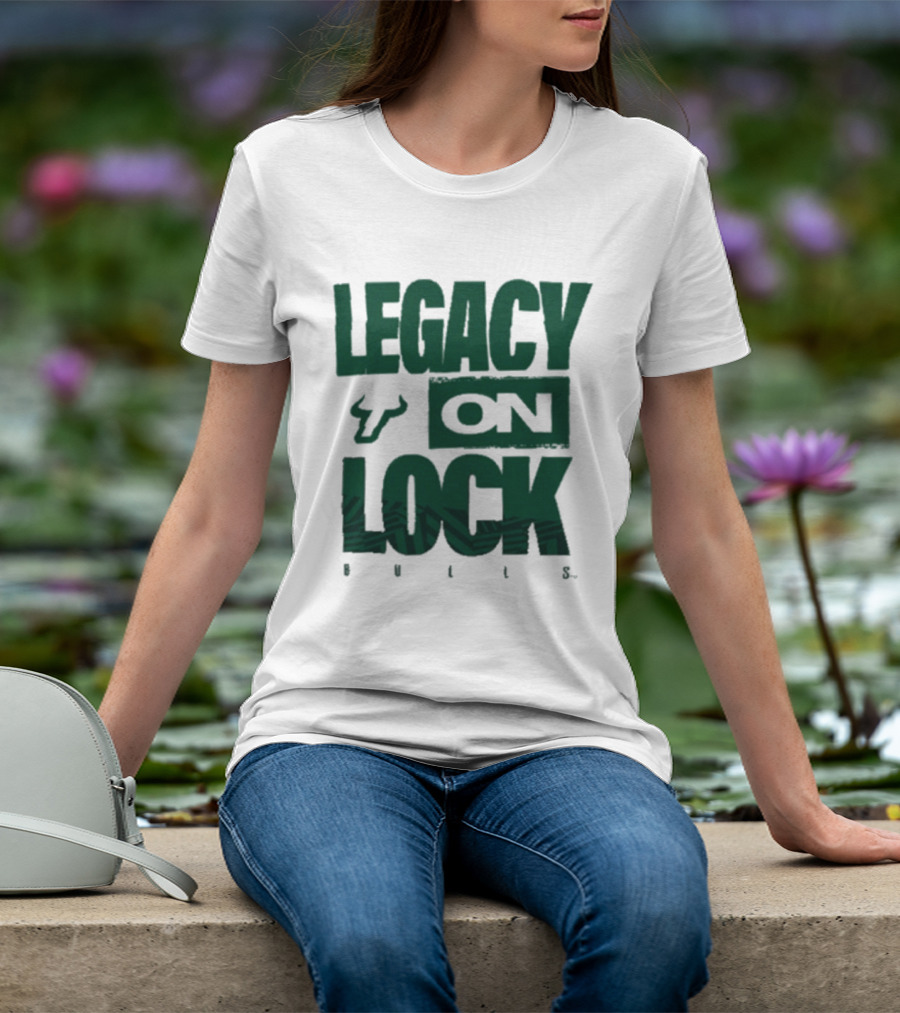 South Florida Bulls Legacy On Lock Bench Basketball T-Shirt