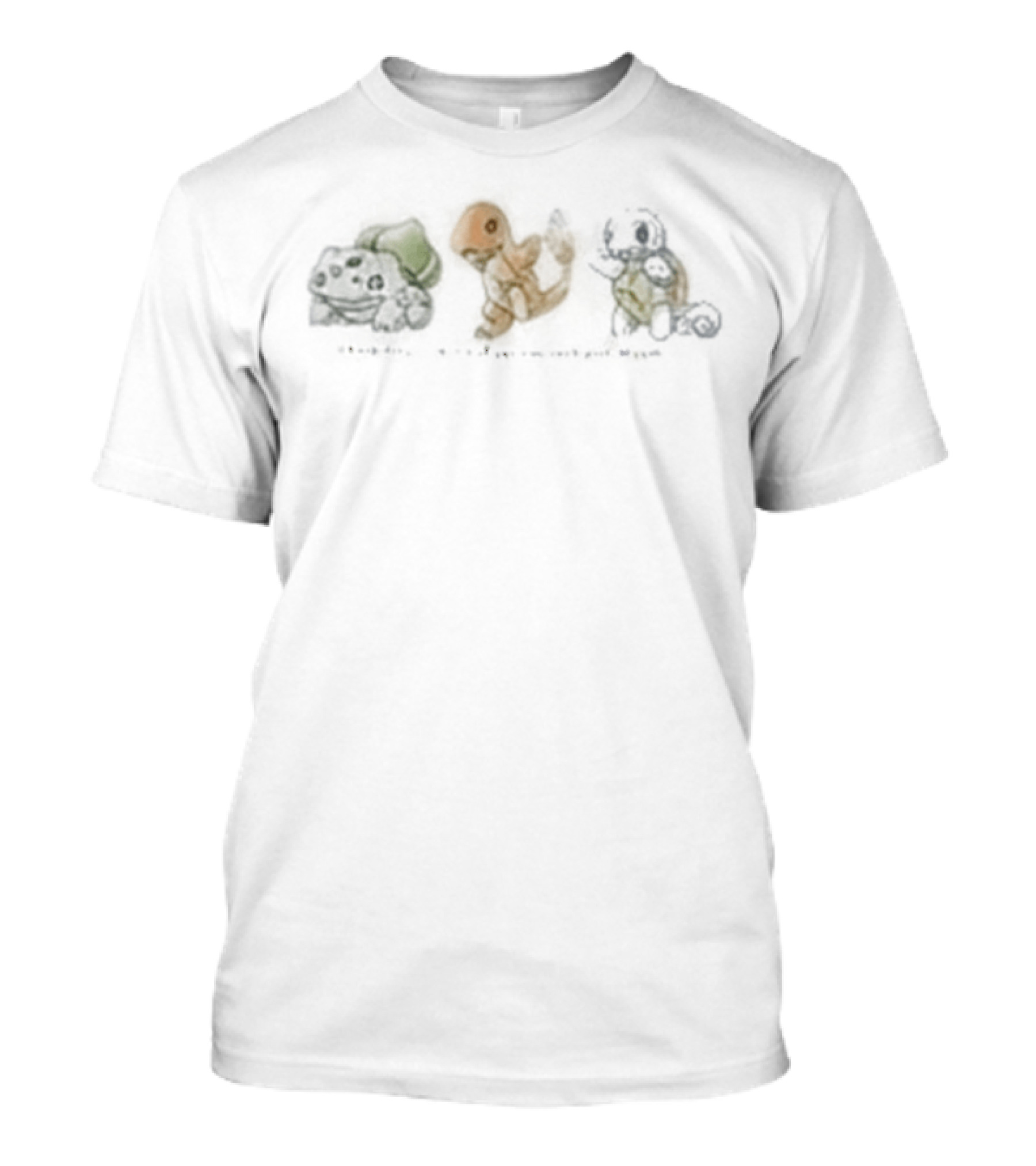 Uniqlo Pokemon Bulbasaur Charmander Squirtle Kids Collection T-Shirt