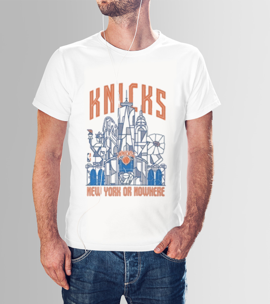 Knicks New York Or Nowhere Skyscraper T-Shirt