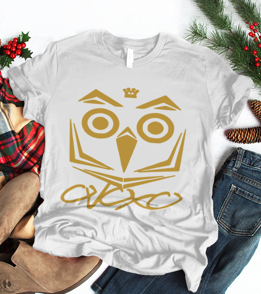 Ovoxo Drake Take Care Ovo Owl Crown Yellow T-Shirt