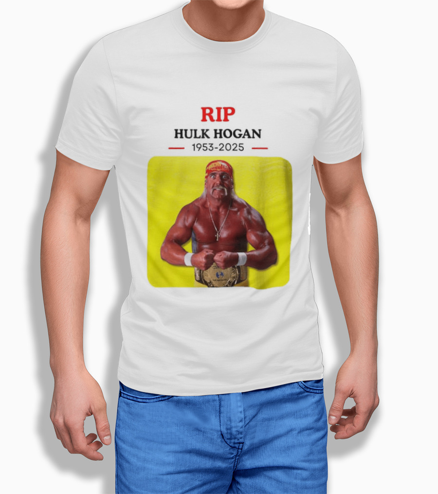 RIP Hulk Hogan 1953 2025 Wrestling Legend T-Shirt