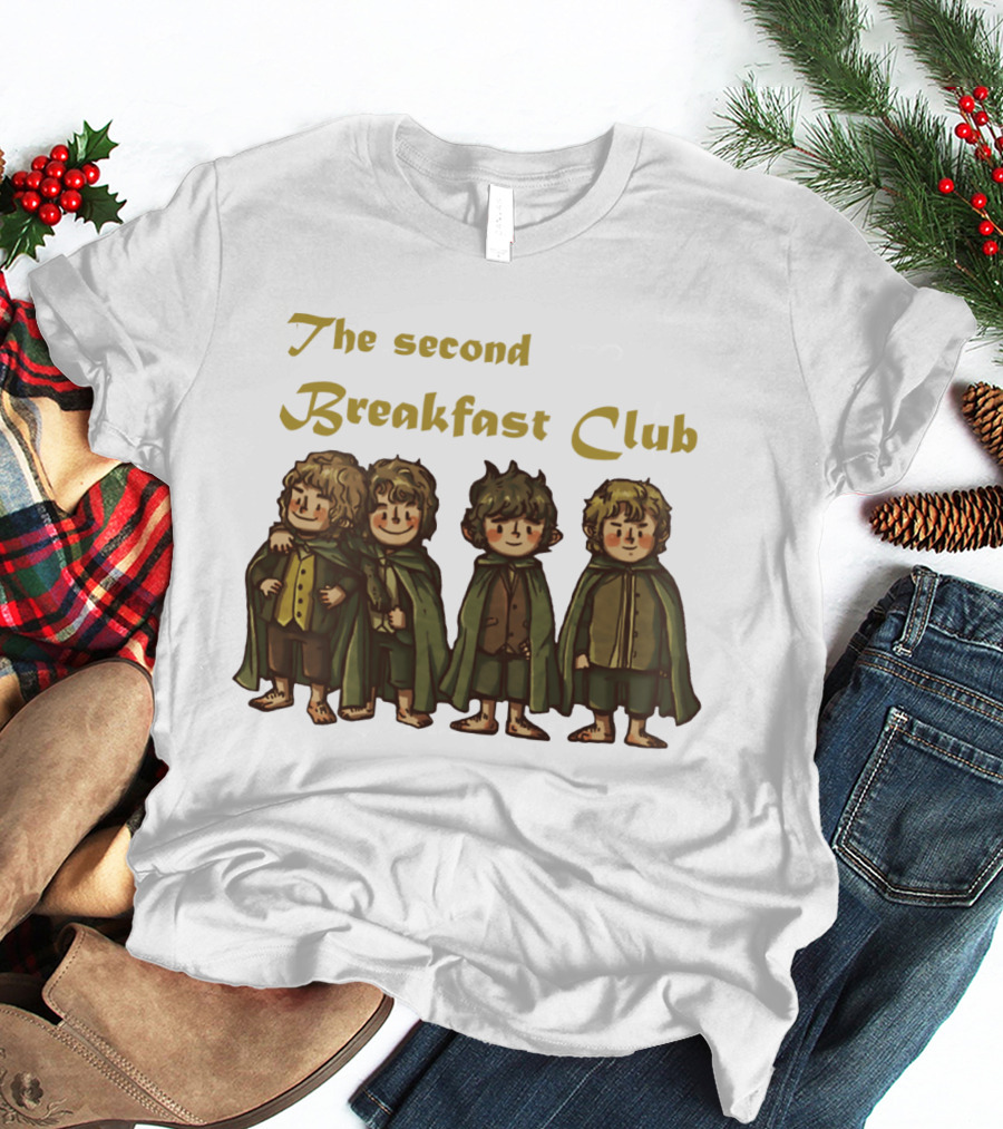 The Second Breakfast Club Hobbits LOTR T-Shirt