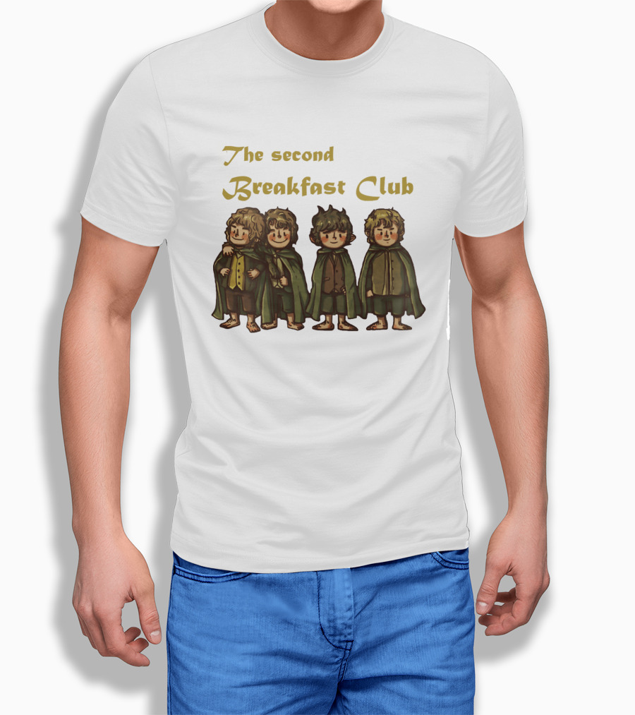 The Second Breakfast Club Hobbits LOTR T-Shirt