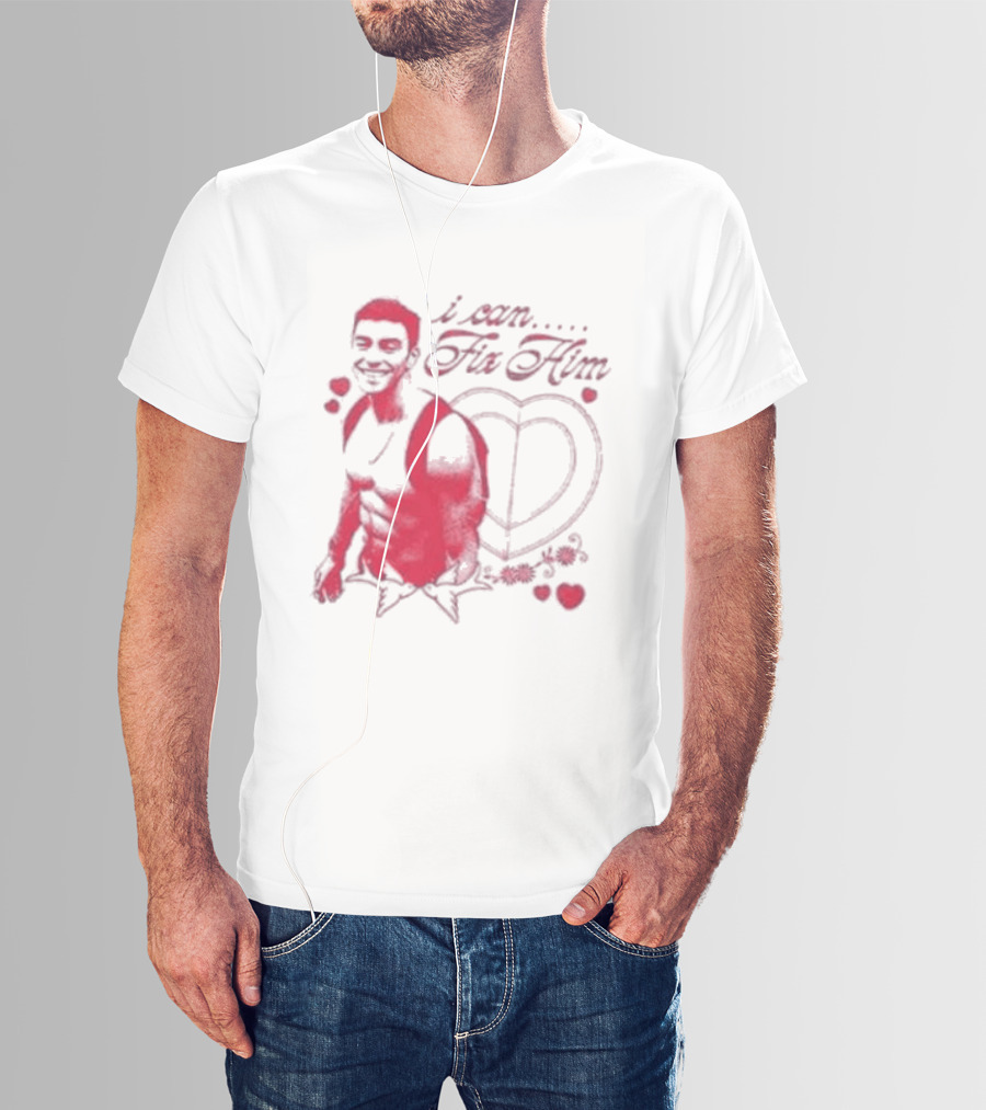 Luigi Mangione I Can Fix Him Heart And Roses T-Shirt