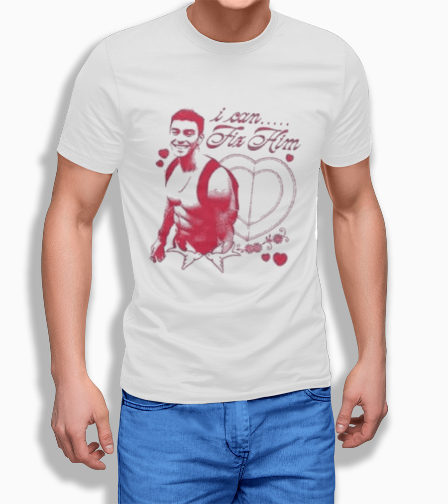 Luigi Mangione I Can Fix Him Heart And Roses T-Shirt
