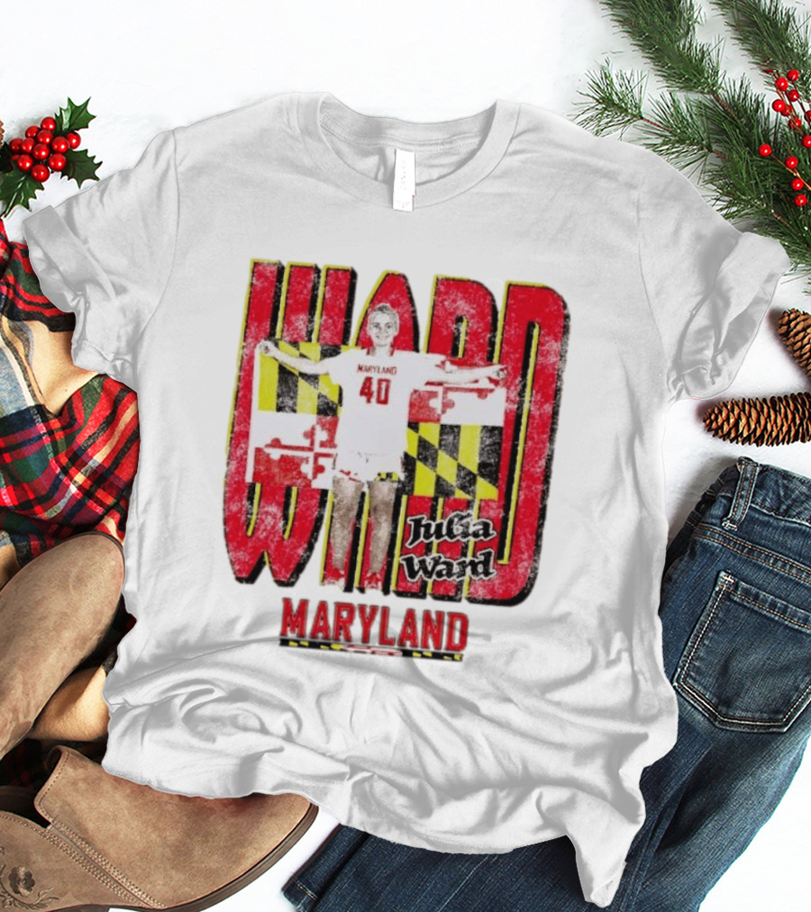 Maryland Terrapins Julia Ward 40 Player T-Shirt