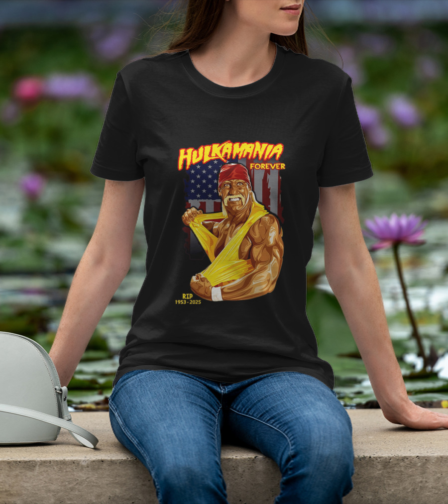 Hulkamania Forever American Icon 1953 2025 T-Shirt