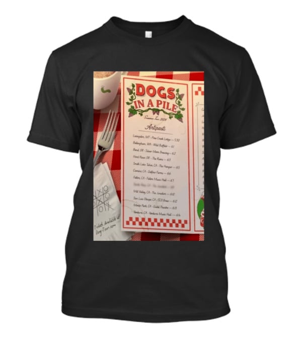 Dogs In A Pile Summer Tour 2026 T-Shirt