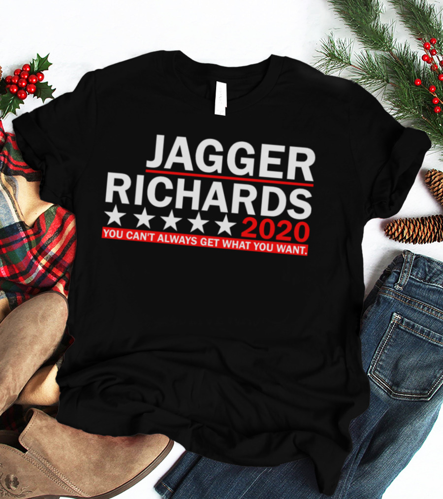 Jagger Richards 2020 You Can't Always Get What You Want T-Shirt