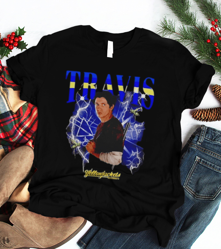 Yellowjackets Travis Martinez Blue Lightning Image T-Shirt