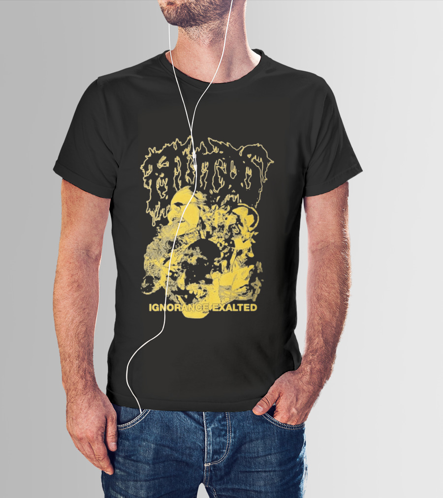 Fluids Ignorance Exalted Abstract Golden T-Shirt