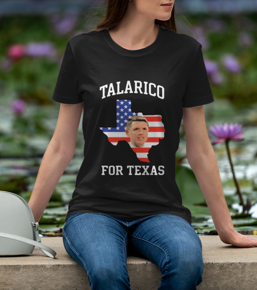 Talarico For Texas American Flag Campaign T-Shirt