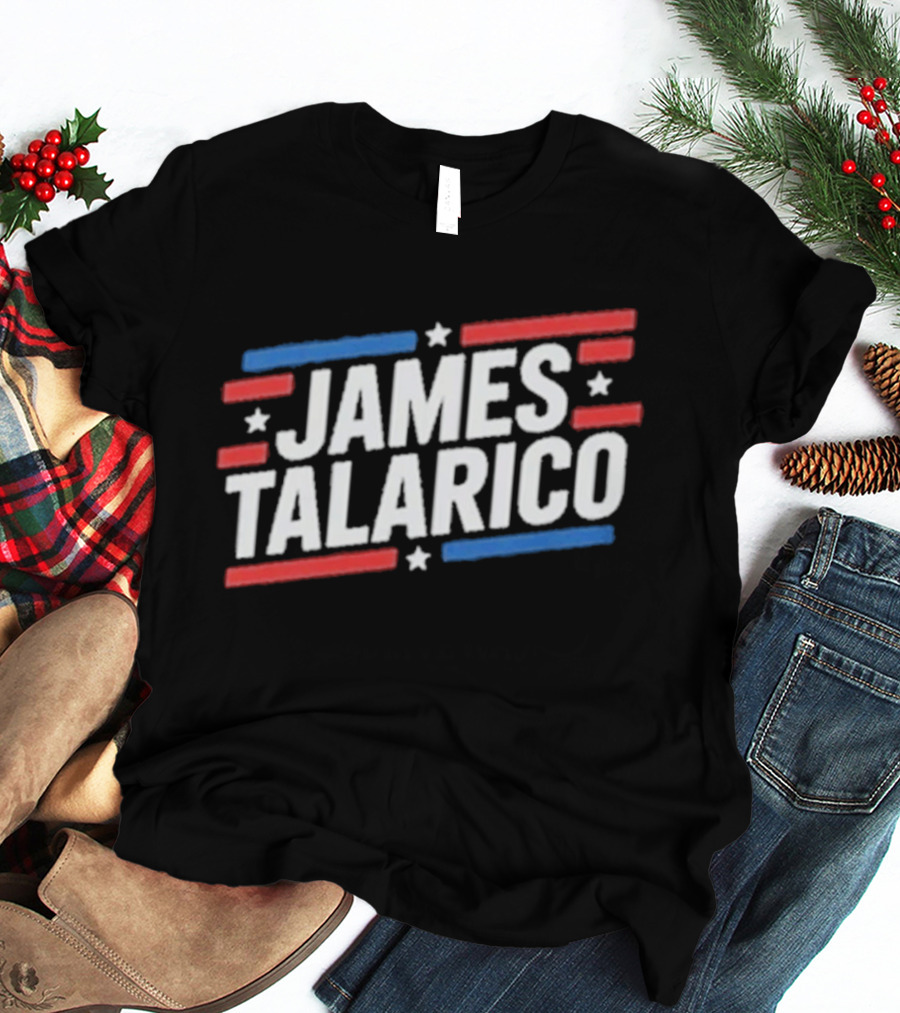 James Talarico Texas Political Red White Blue Campaign T-Shirt