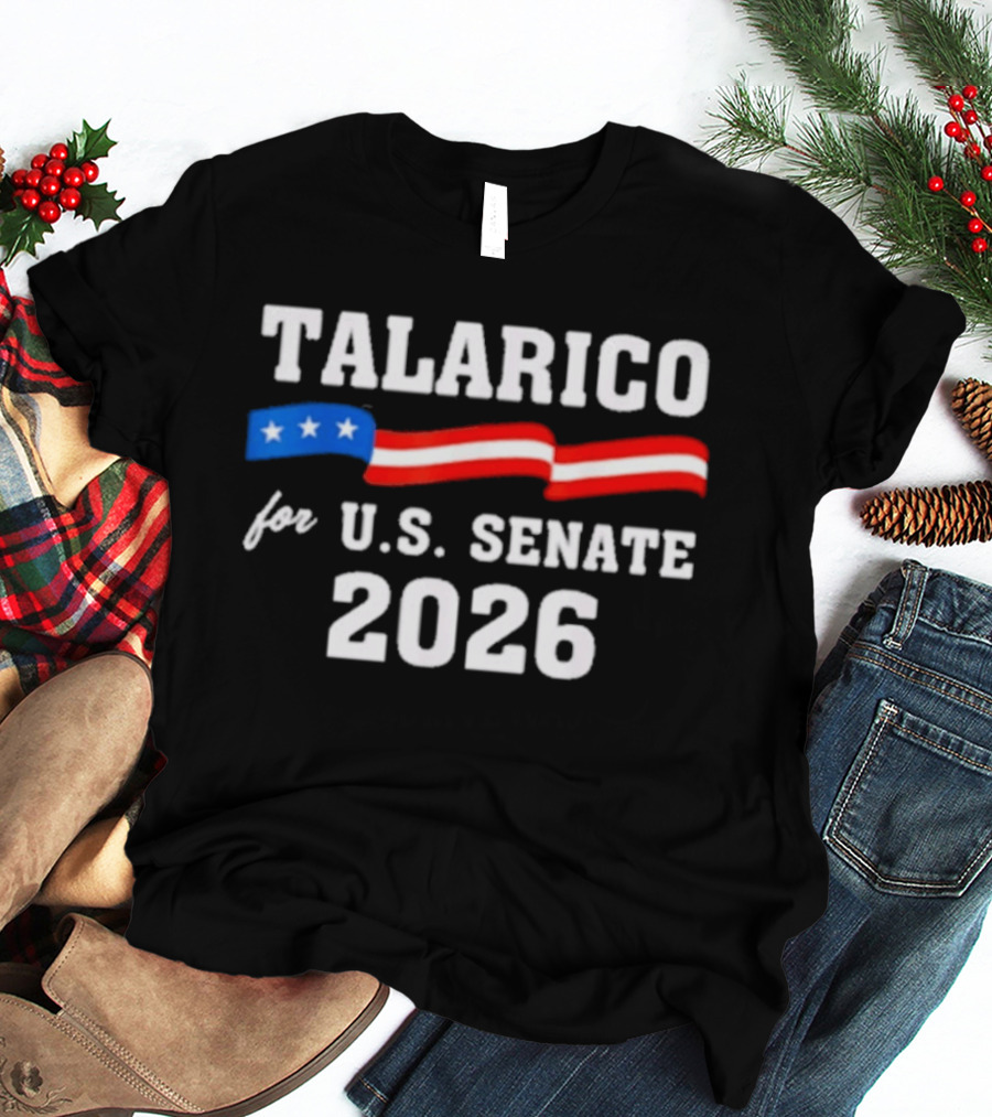 Talarico For U.S. Senate 2026 Campaign With Stars And Stripes Flag T-Shirt