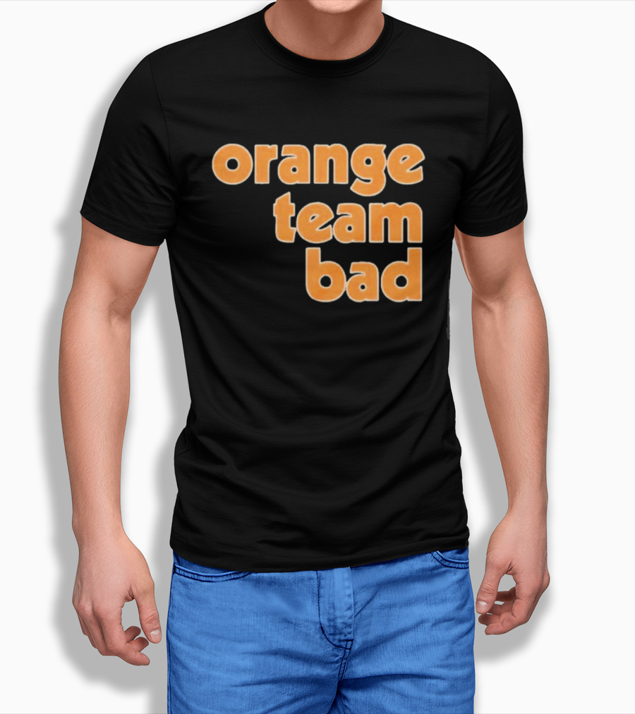 Orange Team Bad Houston Astros Navy Blue Ships Free T-Shirt