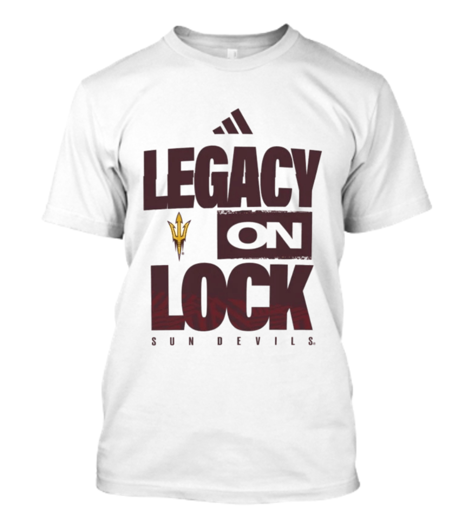 Arizona State Sun Devils Legacy On Lock March Madness 2026 T-Shirt