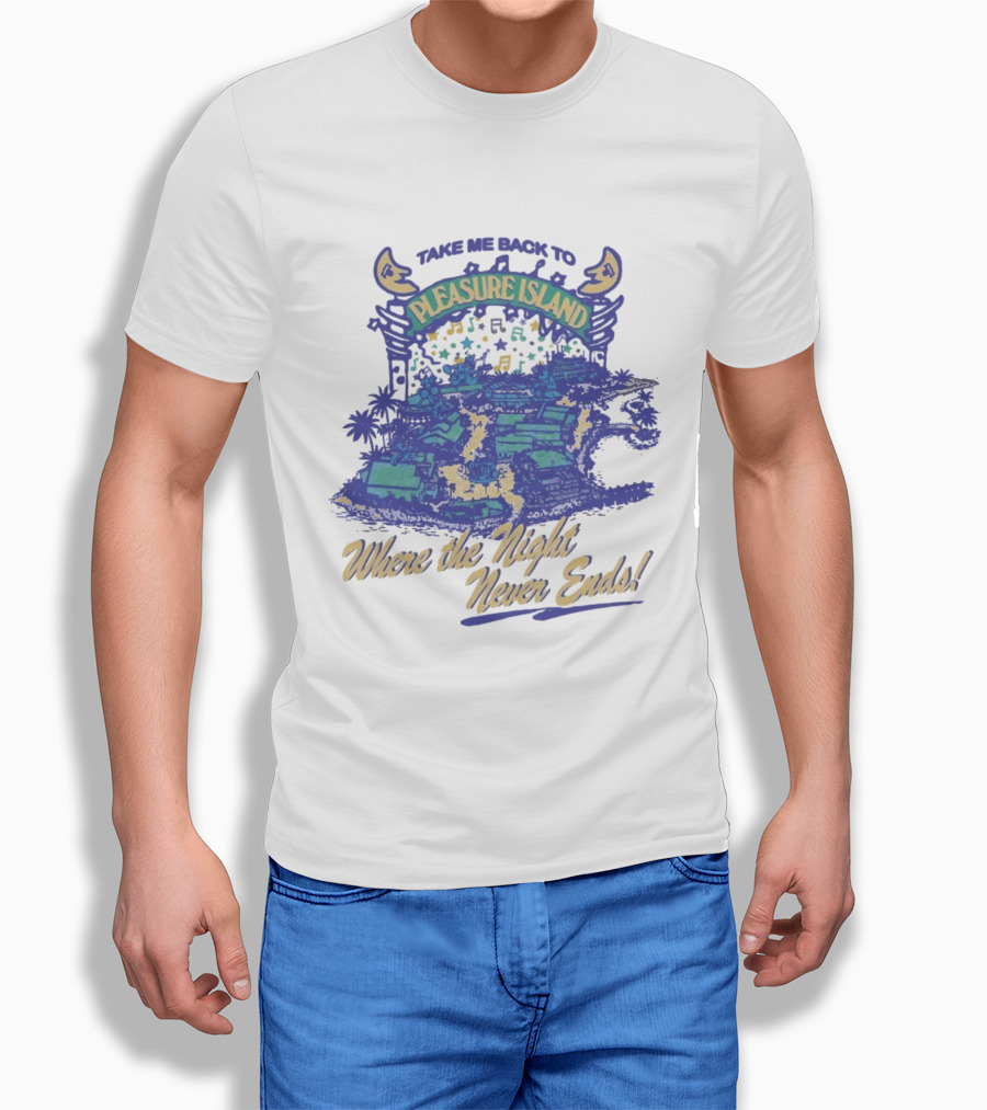 Take Me Back To Pleasure Island Where The Night Never Ends Musical Adventure T-Shirt
