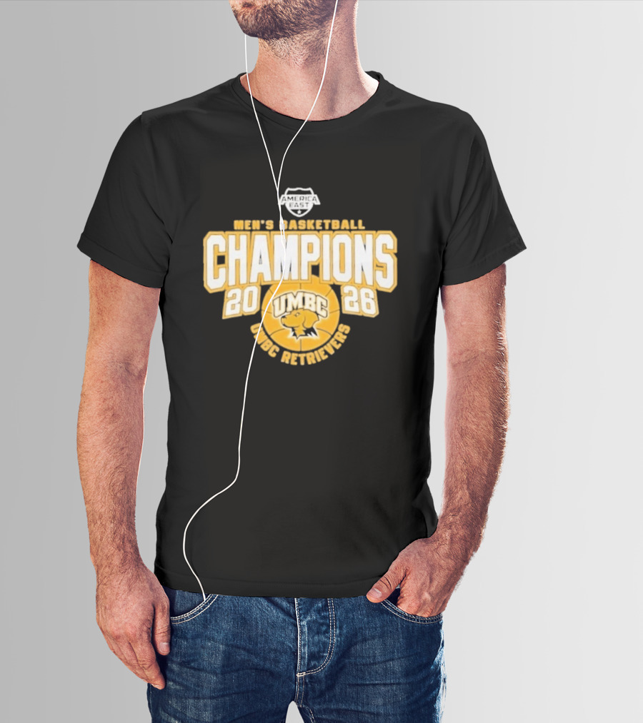 Men's Basketball 2026 Champions UMBC Retrievers America East T-Shirt