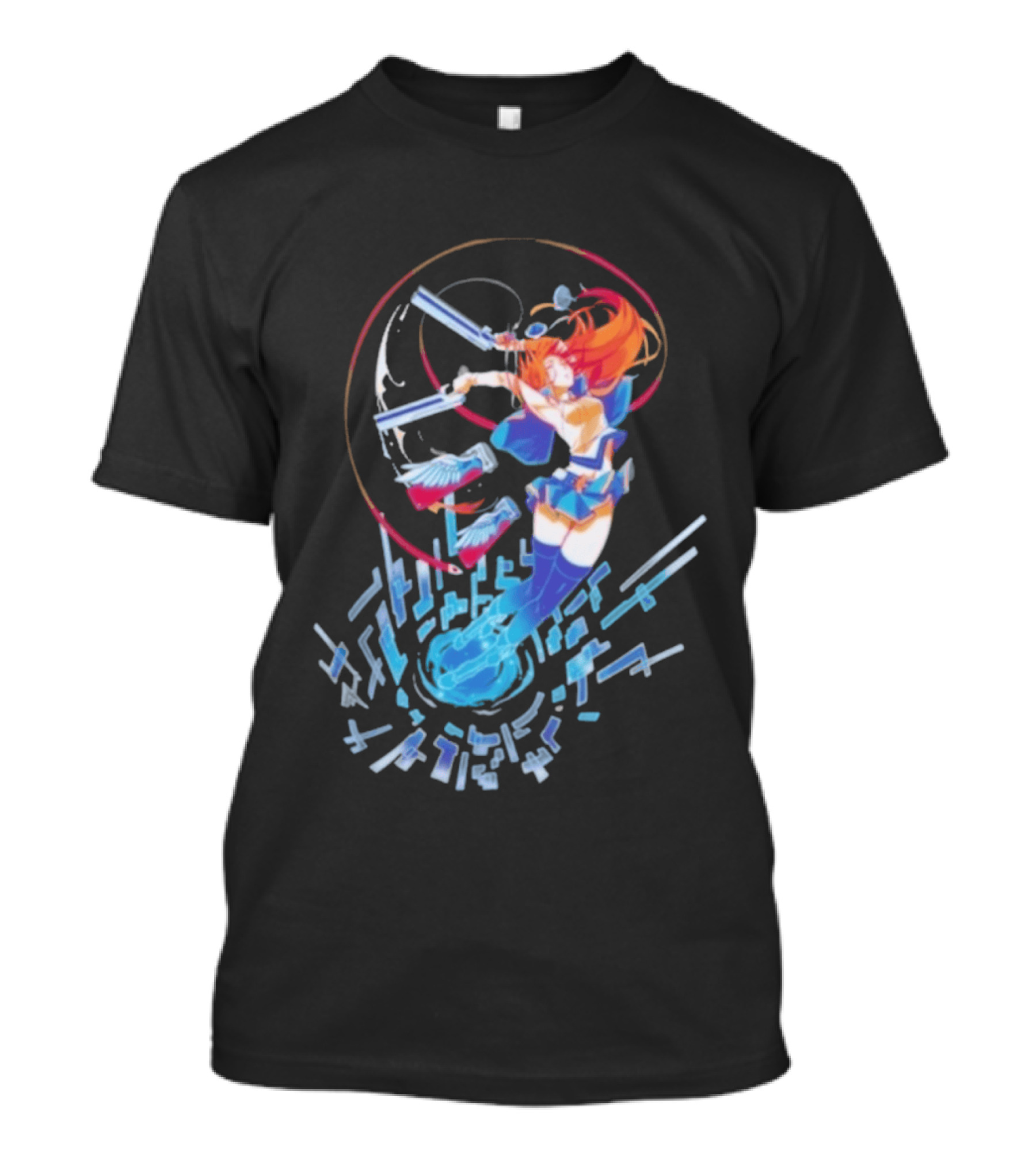 Noel Vermillion Blazblue Action Pose Dynamic T-Shirt