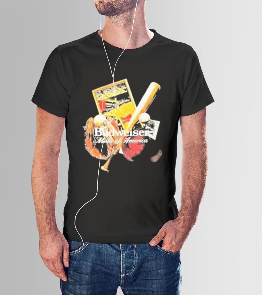 Budweiser Made Of America Baseball Legacy T-Shirt