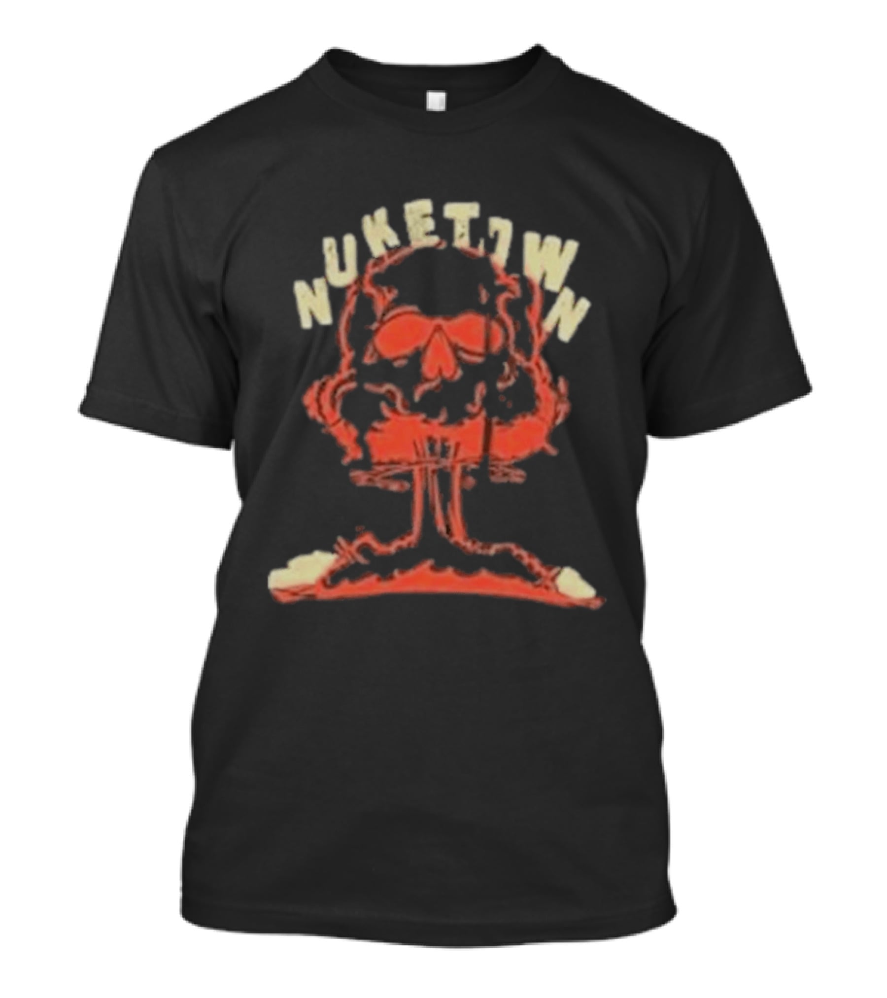 Call Of Duty Nuketown Skull Explosion Cloud T-Shirt