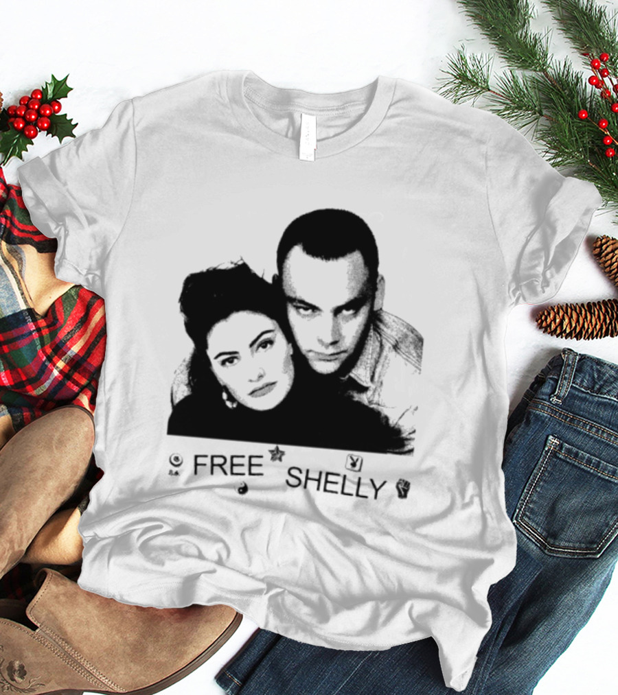 FREE SHELLY Twin Peaks Iconic Characters T-Shirt