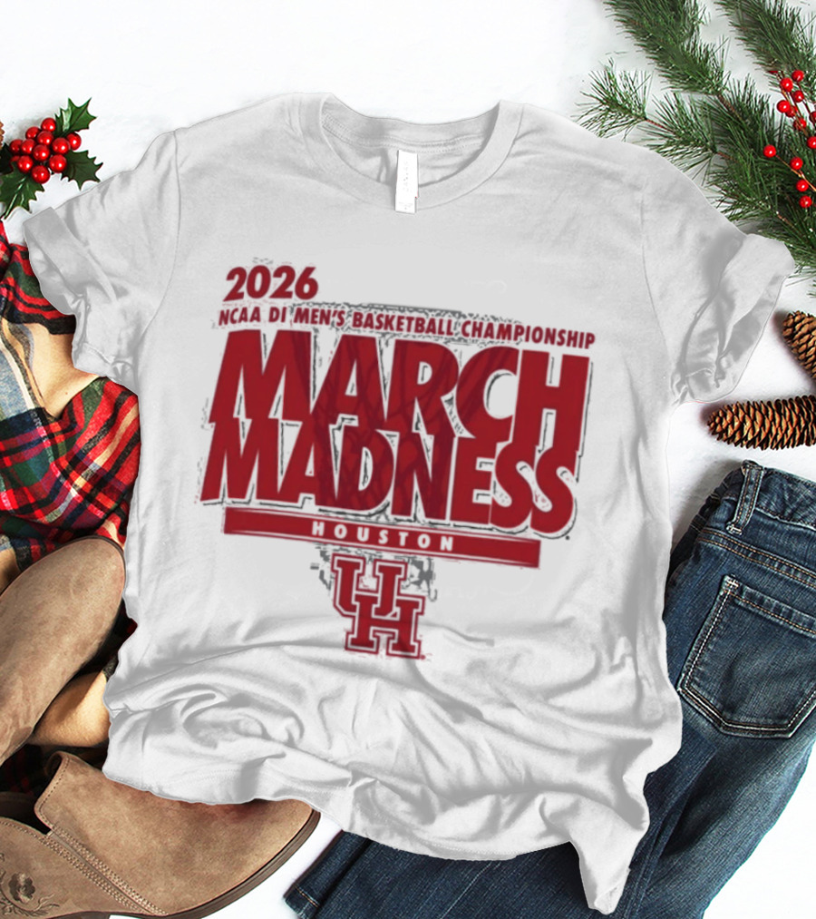 2026 NCAA Men's Basketball Houston March Madness UH T-Shirt
