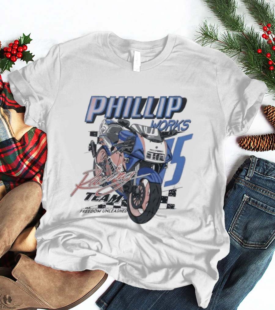 Phillip Works Racing Motorcycle 15 T-Shirt