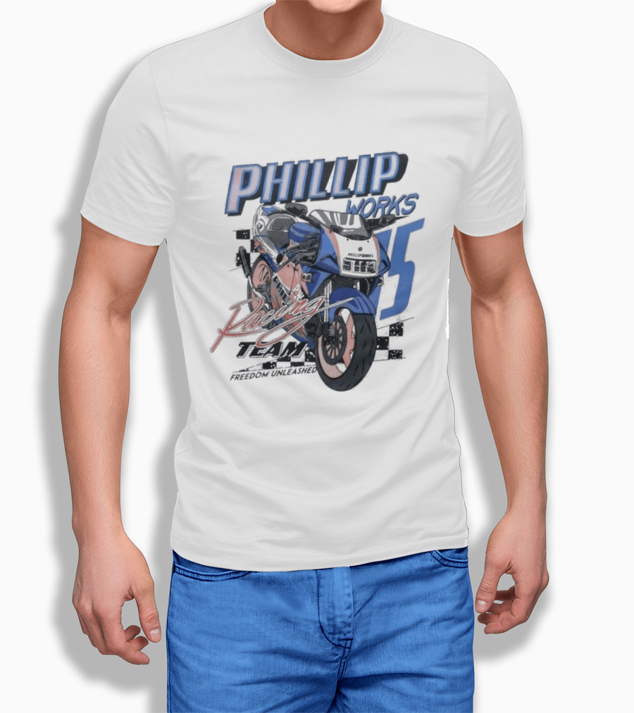 Phillip Works Racing Motorcycle 15 T-Shirt