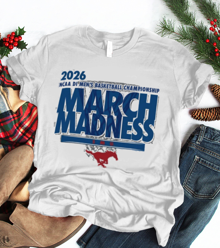 2026 NCAA DI Men's Basketball Championship March Madness SMU T-Shirt
