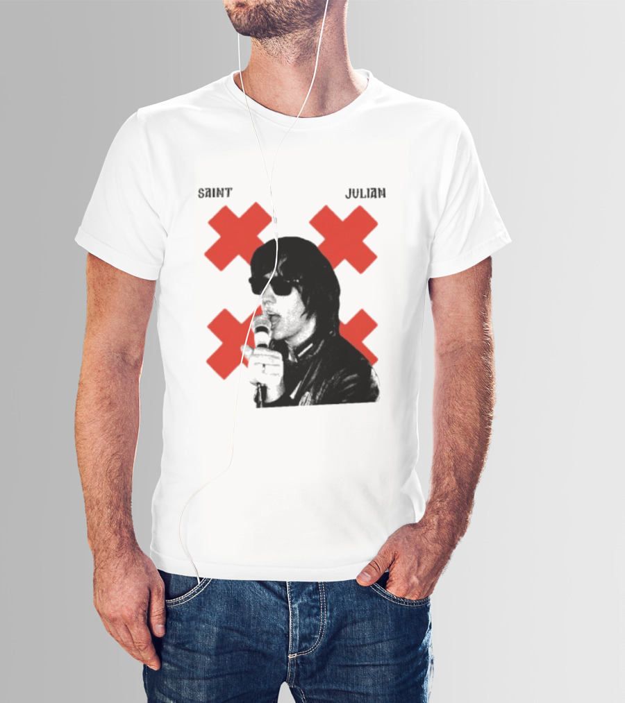 Saint Julian Ccasablancas Red X T-Shirt
