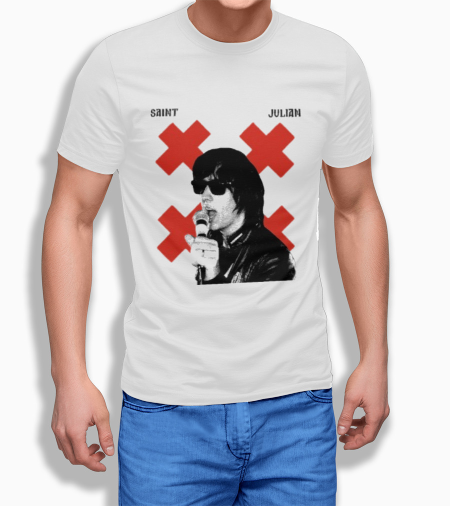 Saint Julian Ccasablancas Red X T-Shirt