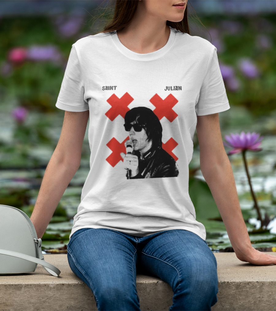 Saint Julian Ccasablancas Red X T-Shirt