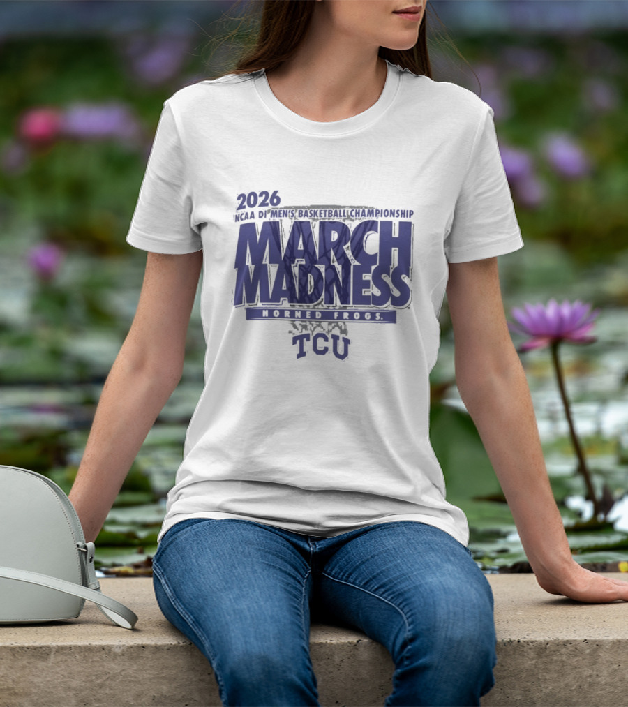 TCU Horned Frogs 2026 NCAA DI Men's Basketball Championship March Madness T-Shirt