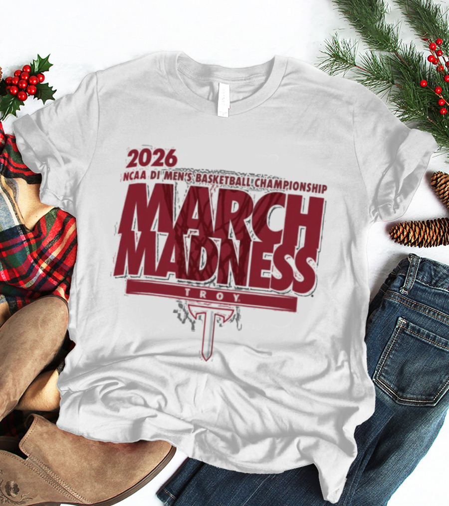 Troy Men's Basketball NCAA 2023 March Madness Championship Tournament T-Shirt