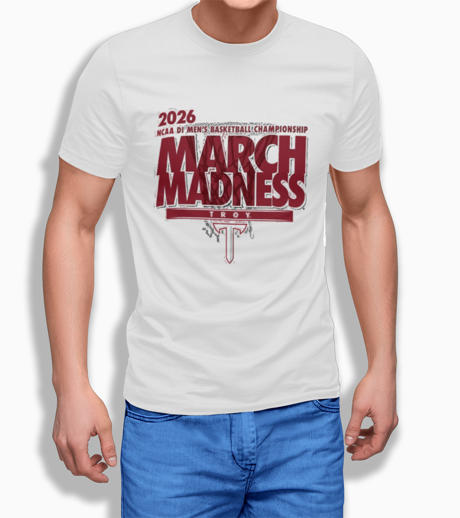 Troy Men's Basketball NCAA 2023 March Madness Championship Tournament T-Shirt