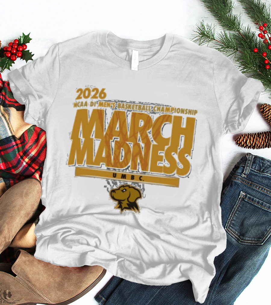 UMBC 2018 Men's Basketball March Madness Retrievers NCAA Tournament Upset Victory T-Shirt