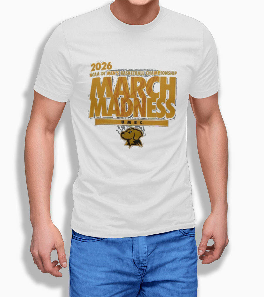 UMBC 2018 Men's Basketball March Madness Retrievers NCAA Tournament Upset Victory T-Shirt