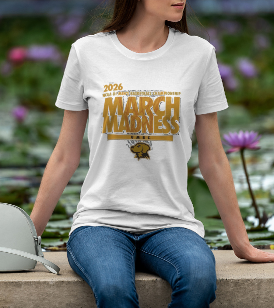 UMBC 2018 Men's Basketball March Madness Retrievers NCAA Tournament Upset Victory T-Shirt