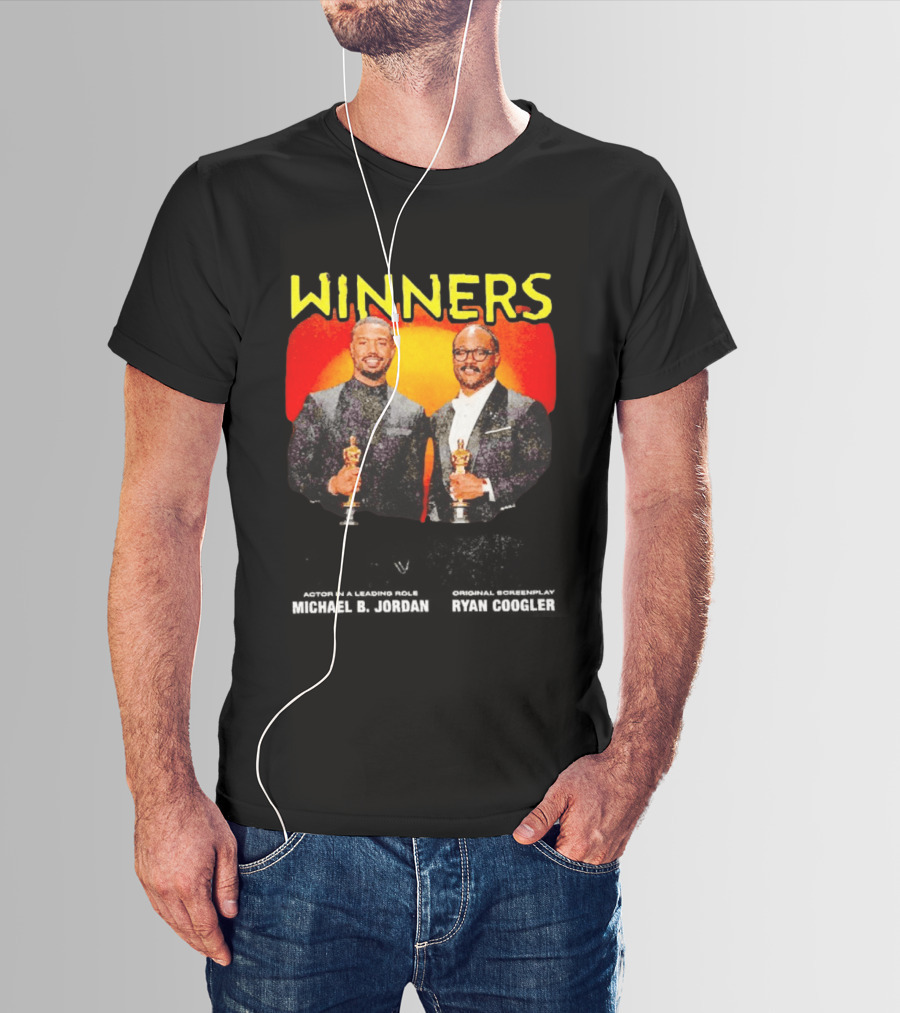 Winners Movie Award Michael B. Jordan Ryan Coogler Oscars T-Shirt