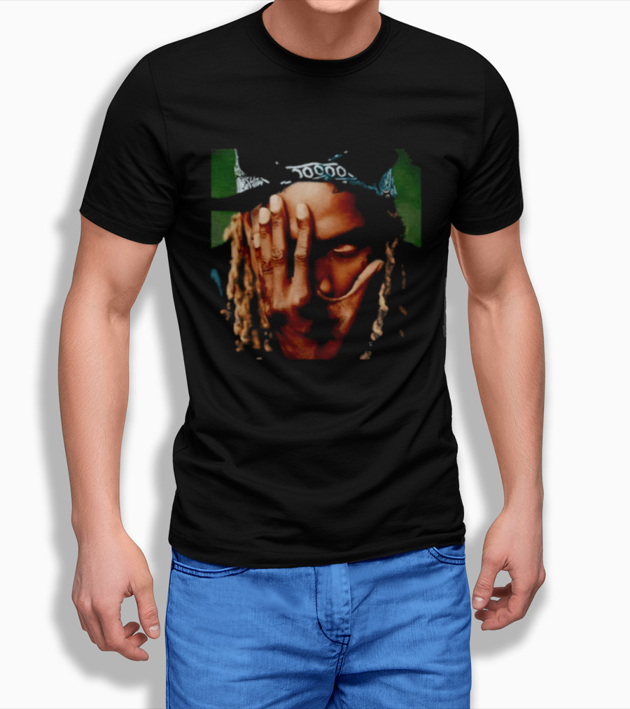 Fetty Wap Hand Over Face Dreadlocks T-Shirt
