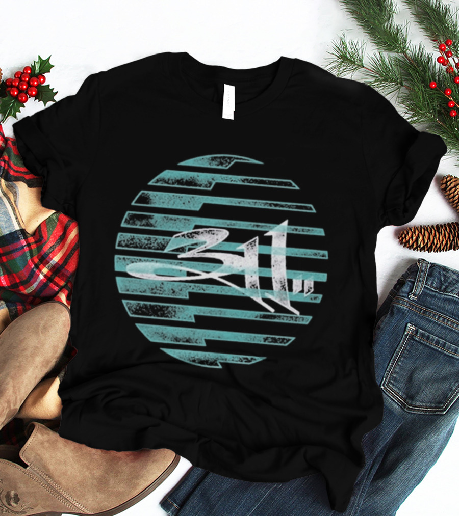 311 Striped Sun Sphere T-Shirt