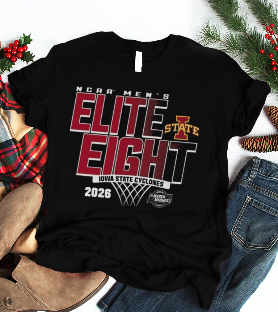 Elite Eight 2026 Iowa State Cyclones NCAA Men's March Madness T-Shirt