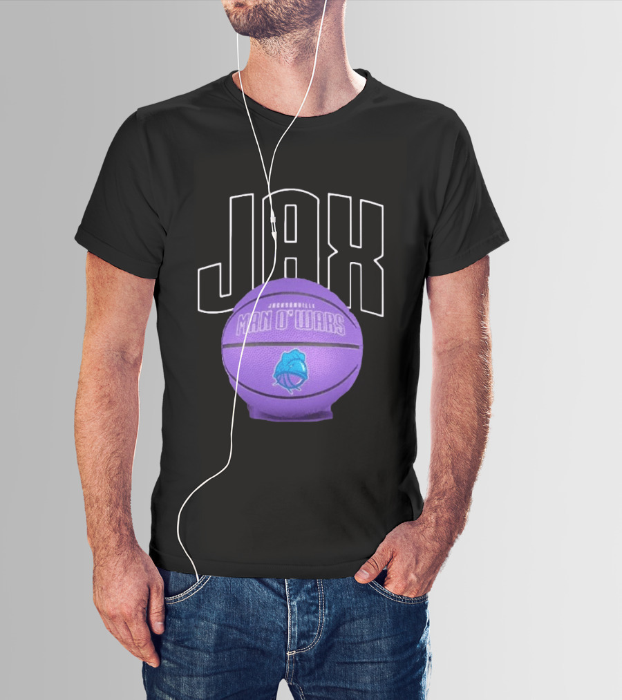 Jacksonville JAX Man O'Wars Basketball Team T-Shirt