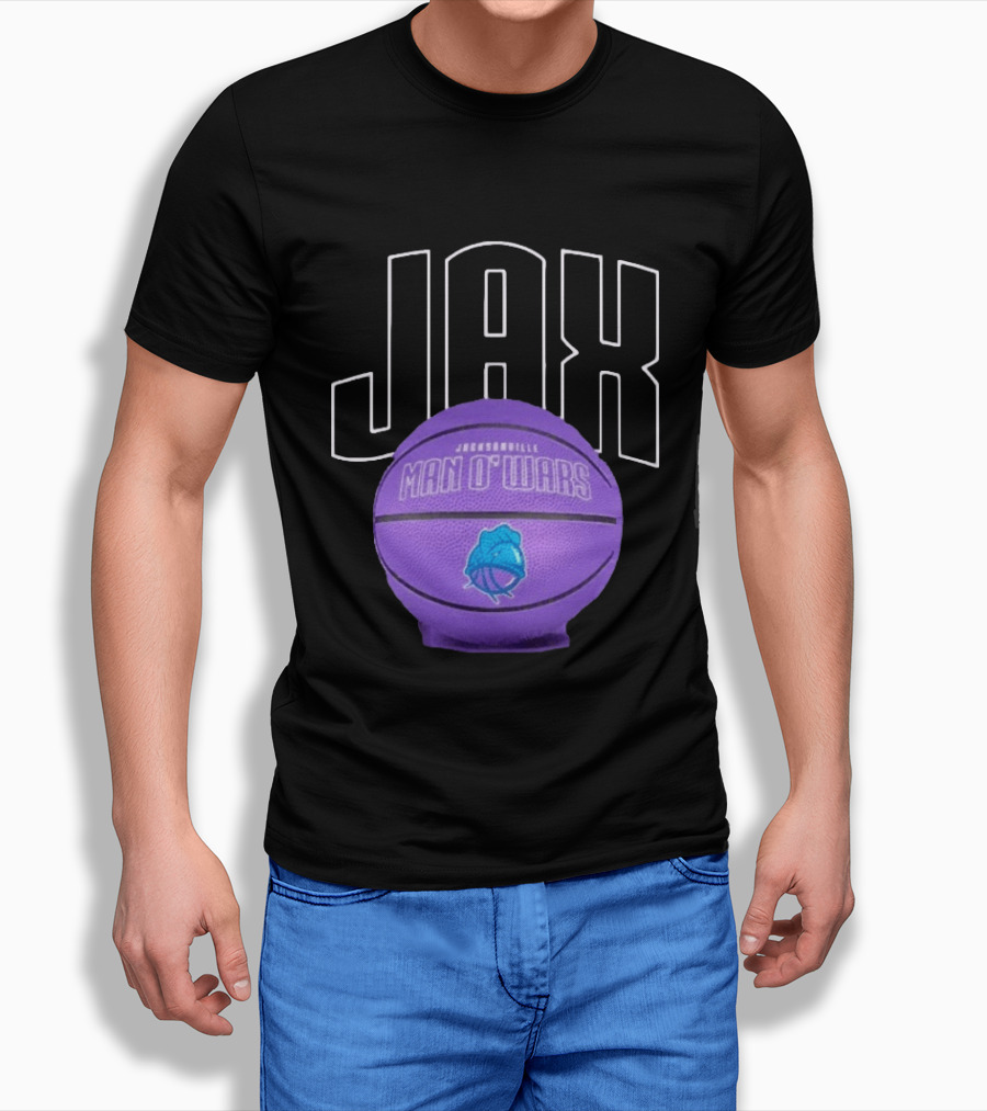 Jacksonville JAX Man O'Wars Basketball Team T-Shirt
